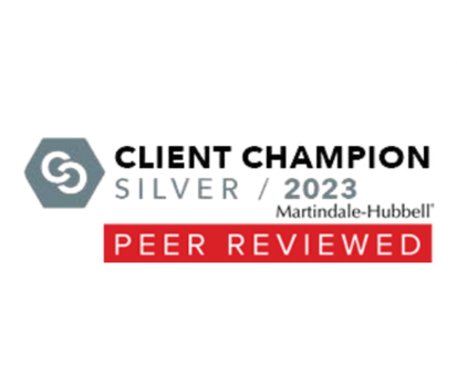 2023 Peer reviewed client champion1