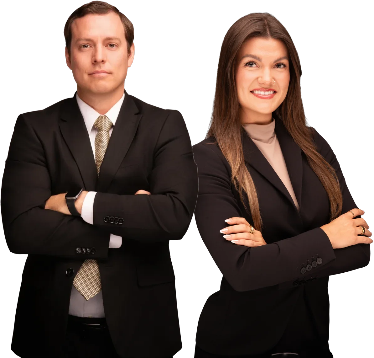 Zach Divelbiss and Brielle Schumpe, attorneys at Future First Criminal Law